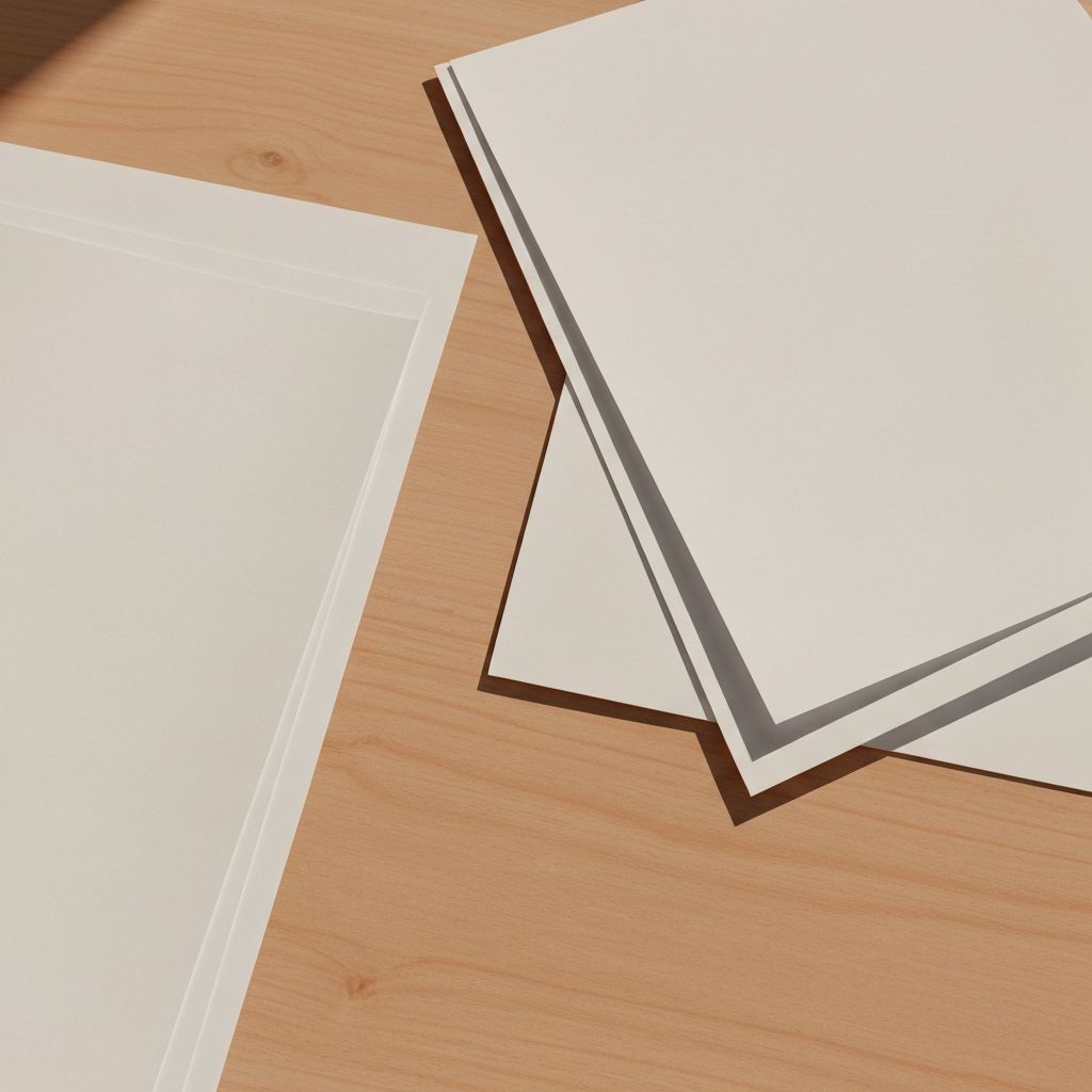 Minimalist design representing trust and transparency with natural textures